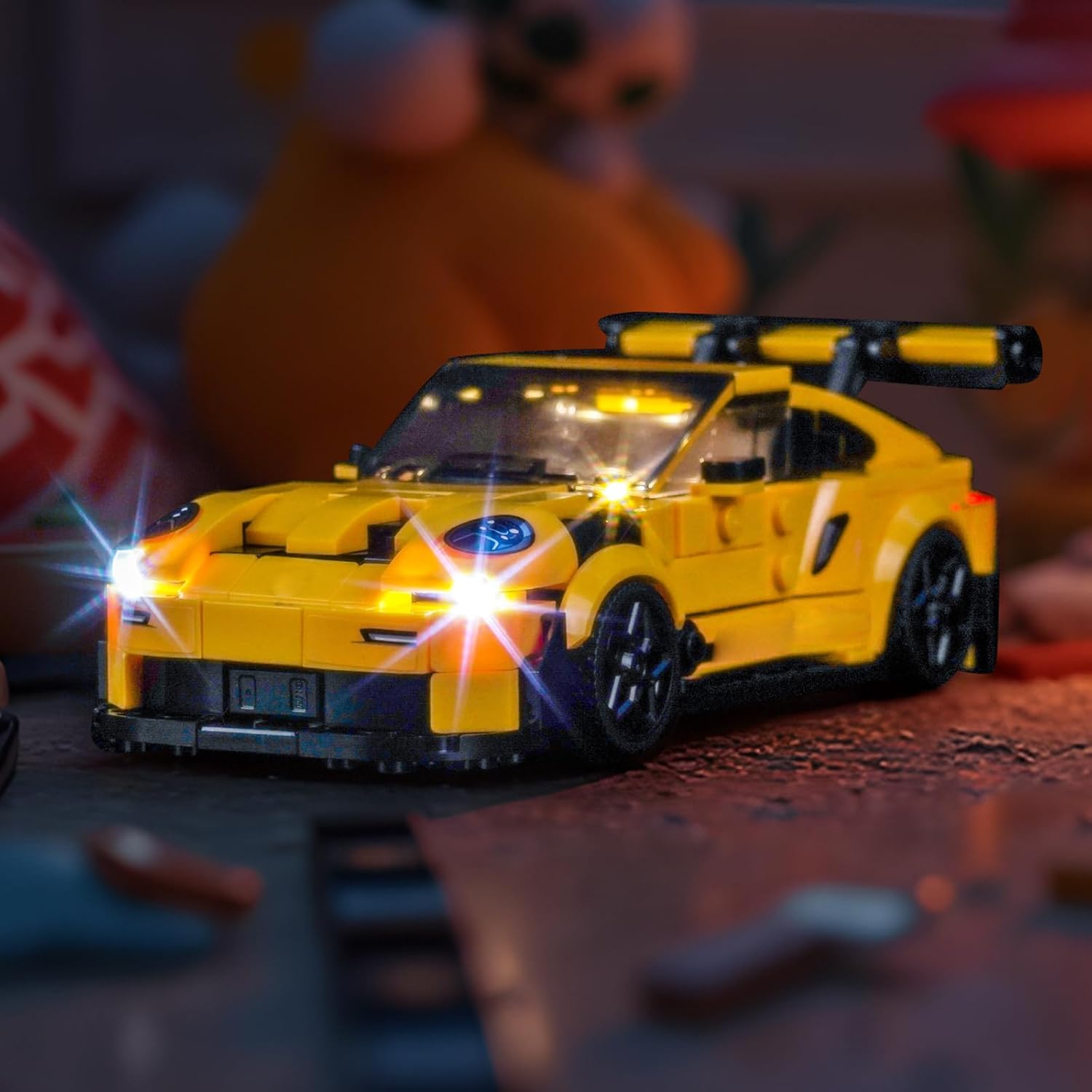 LED Lighting Compatible with Lego Speed Champions 77239 Porsche 911 GT3 RS Super Car,Light Kit Compatible with Lego 77239,NOT Included The Model Set