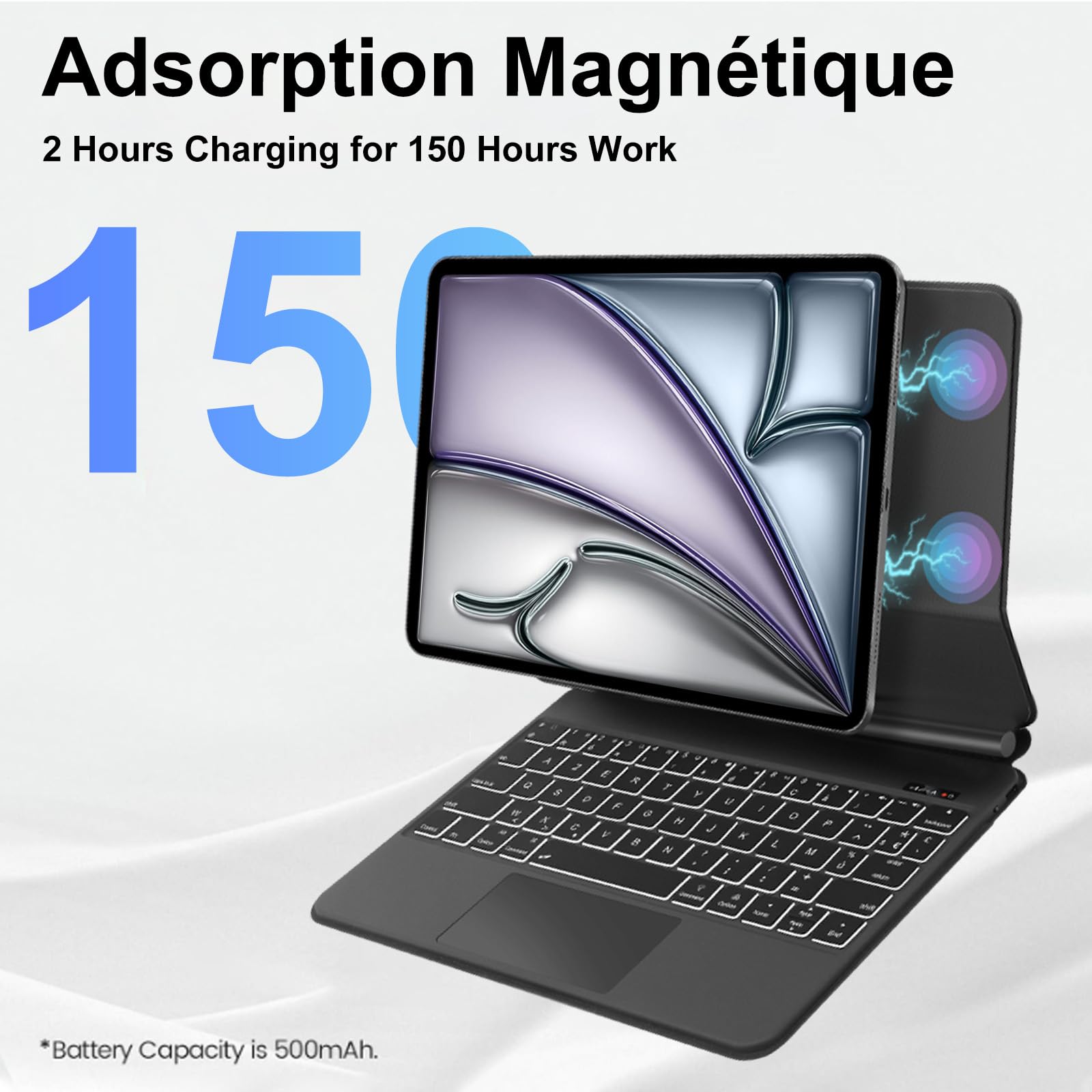Magic Keyboard for iPad Pro 11 inch - iPad Air 10.9 inch 5/4 Gen