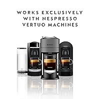 Vista 6 de Nespresso Cápsulas Vertuo, Double Espresso Scuro, café espresso tostado oscuro, 30 cápsulas de café, prepara 2.7 onzas.