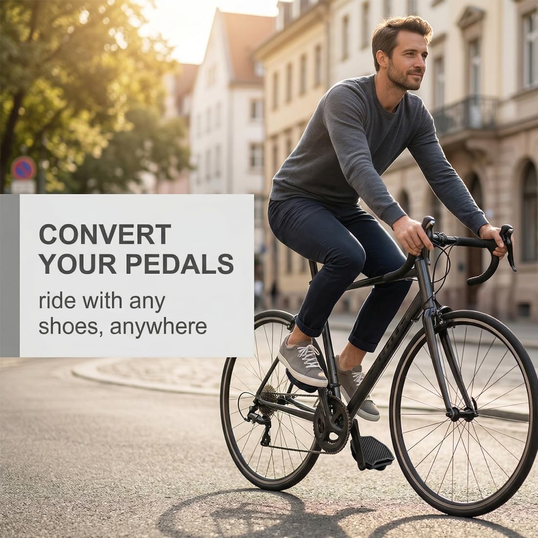 Adattatore per Piastra Pedale, 2 Pezzi, SPD conversione a pedale piatto, Convertitori Di Pedali Di Ricambio, Aggiunge aderenza e Comfort, Compatibile con pedali Shimano SPD per mountain bike