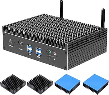 Amazon.co.jp: Skynew ファンレス ミニPC Windows11 Pro 静音 耐久性
