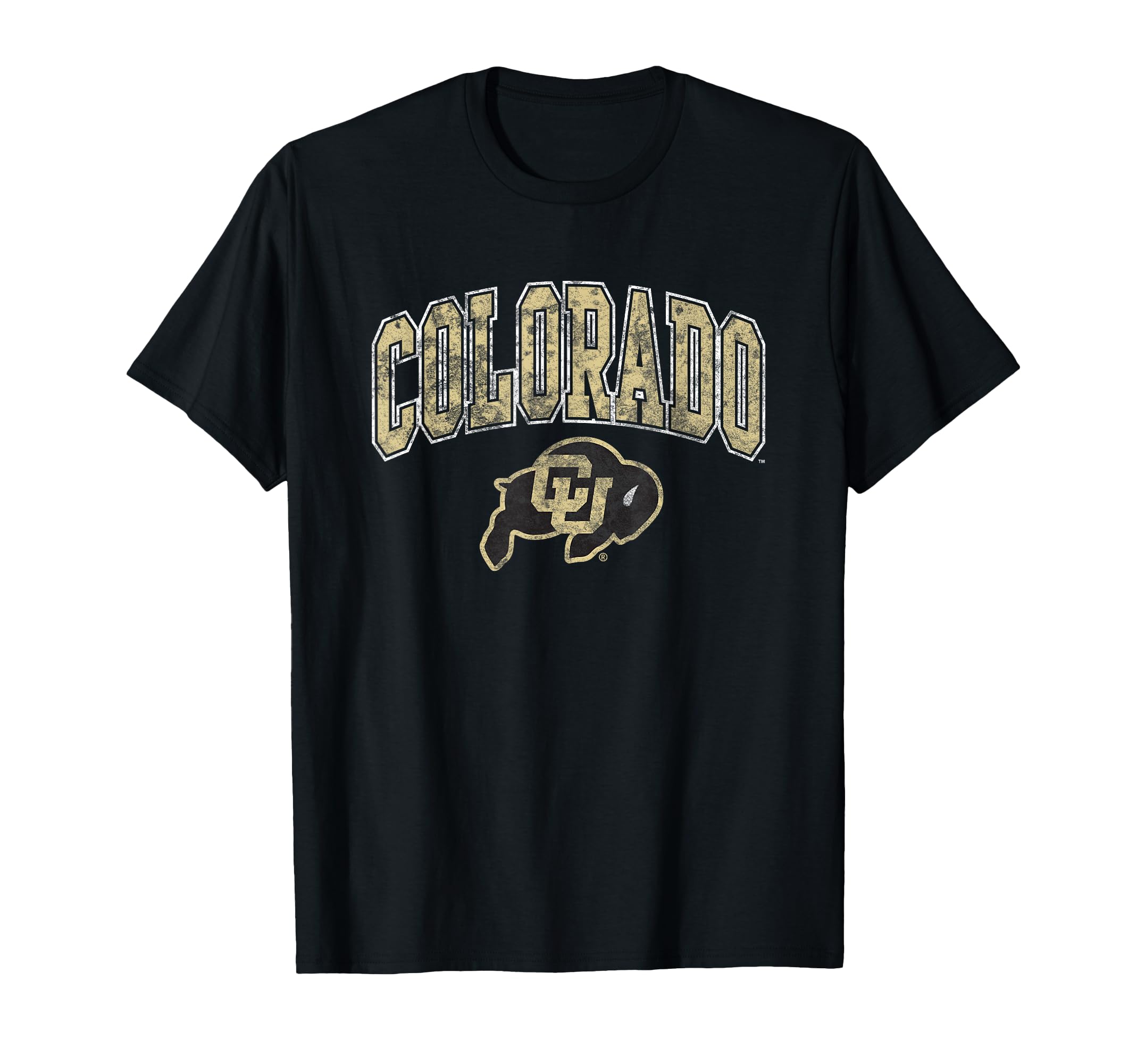 Colorado Buffaloes Arc Over Vintage Logo Officially Licensed T-Shirt