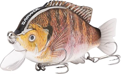 Miniatura 3 de Wake Baits Top Water Bass Señuelo flotante Bluegill Hard Swimbait de una sola articulación Crankbait de 4.1 pulgadas 1-18 oz