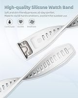 Vista 5 de Correa de reloj de 0.787 in para Garmin fenix 5s fenix 6s fenix 7s pro zafiro quickfit 20 bandas de repuesto para Garmin epix 2 1.654 in correa