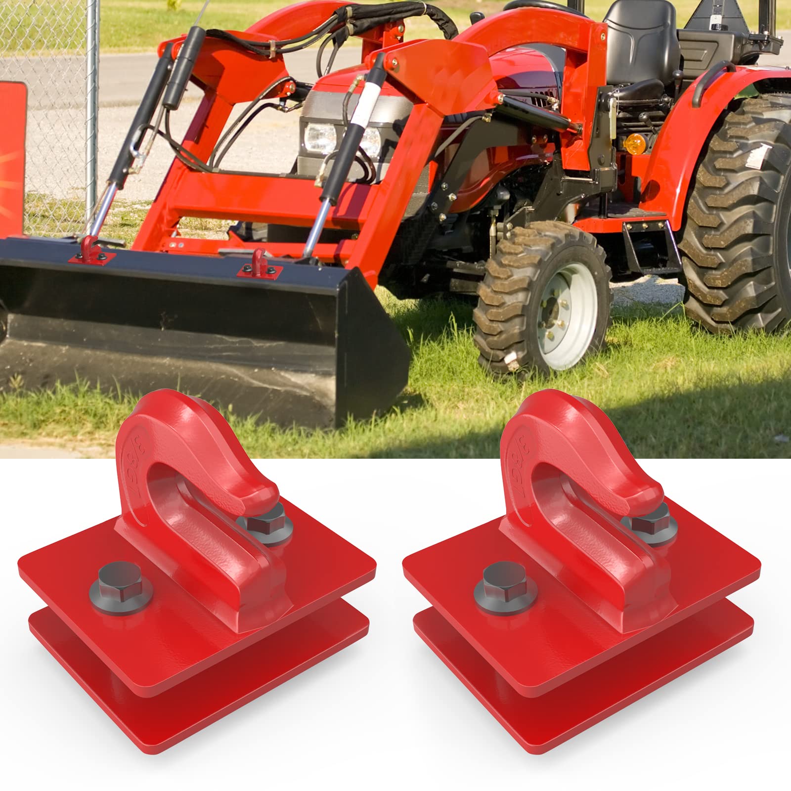 Buy IMAYCC Enhanced Tractor Bucket Hooks 3/8" (2 Pack),Heavy Duty Tow
