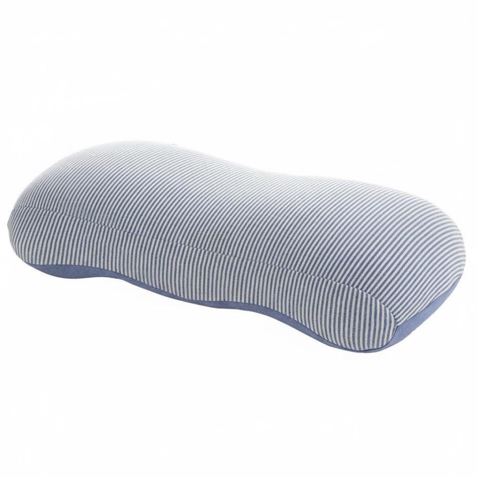 MERISHOPP Slow Rebound Memory Foam Back Pillow Multi-Purpose Memory Foam Back Cushion Universal Fit Support Pillow Removable Cover for Drivers, Commuters, Car, Home, Travel, Blue-image-19