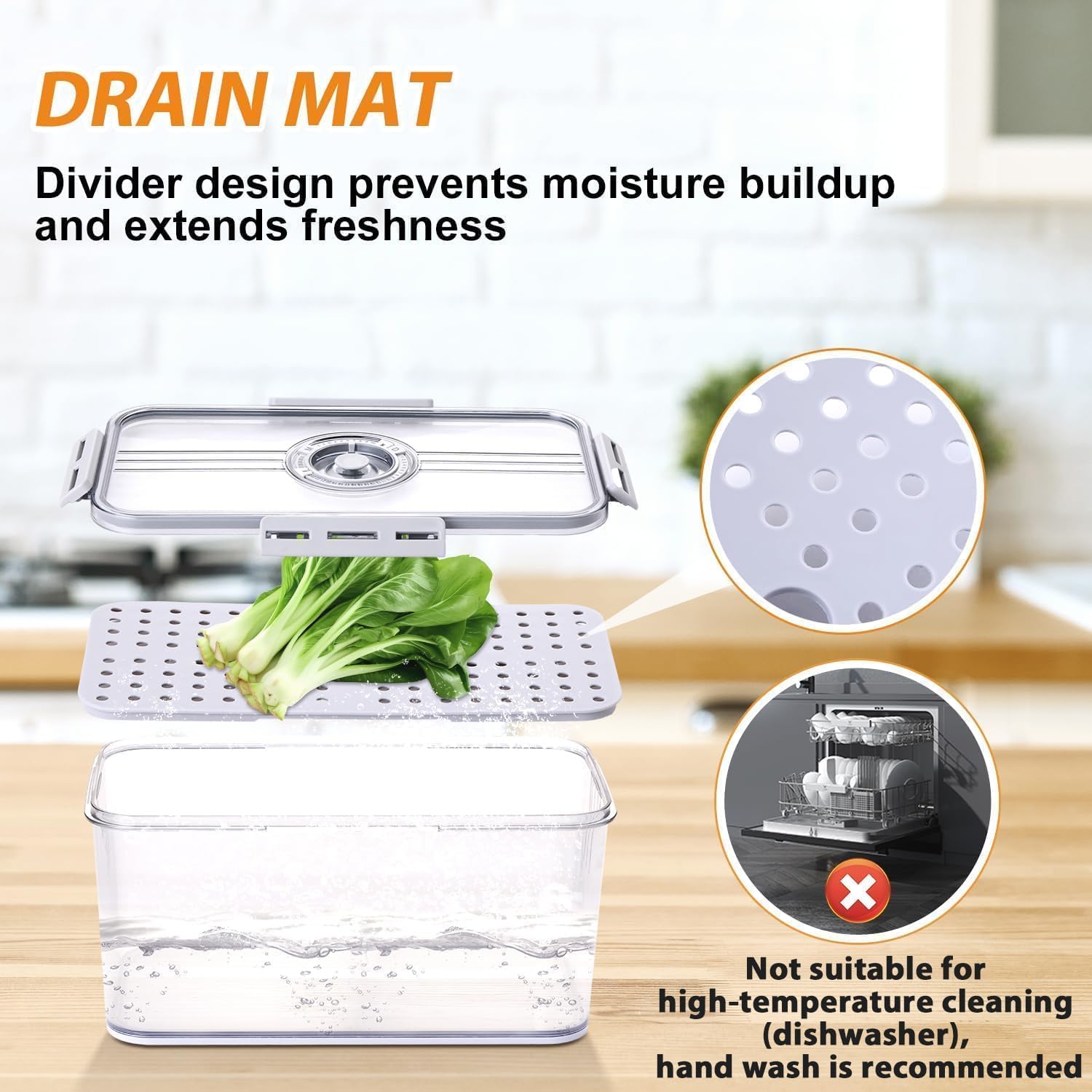 Circloophs 2 Pack Bread Box for Kitchen Countertop, Regular and Big Bread Container Storage Airtight Loaf, Large Breadbox for Bread Storage, Refrigerator Lock Box for Fruit Storage with 50 Pcs Bags