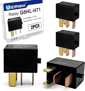 2PCS Automotive Relay, G8HL-H71 39794-SDA-A03 39794-SDA-A05 12VDC, Compatible for 2003-2014 Accord 2006-2014 Civic 2007-2014 Acura MDX CR-V CR-Z Element Car