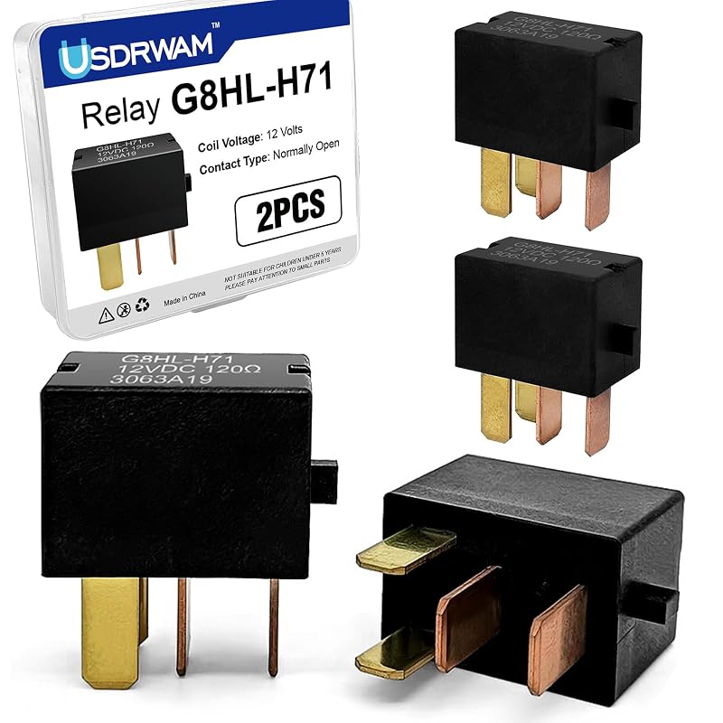 Relé automotivo G8HL-H71 Usdrwam 12 VDC 35 A para Honda e Acura – Pacote com 2