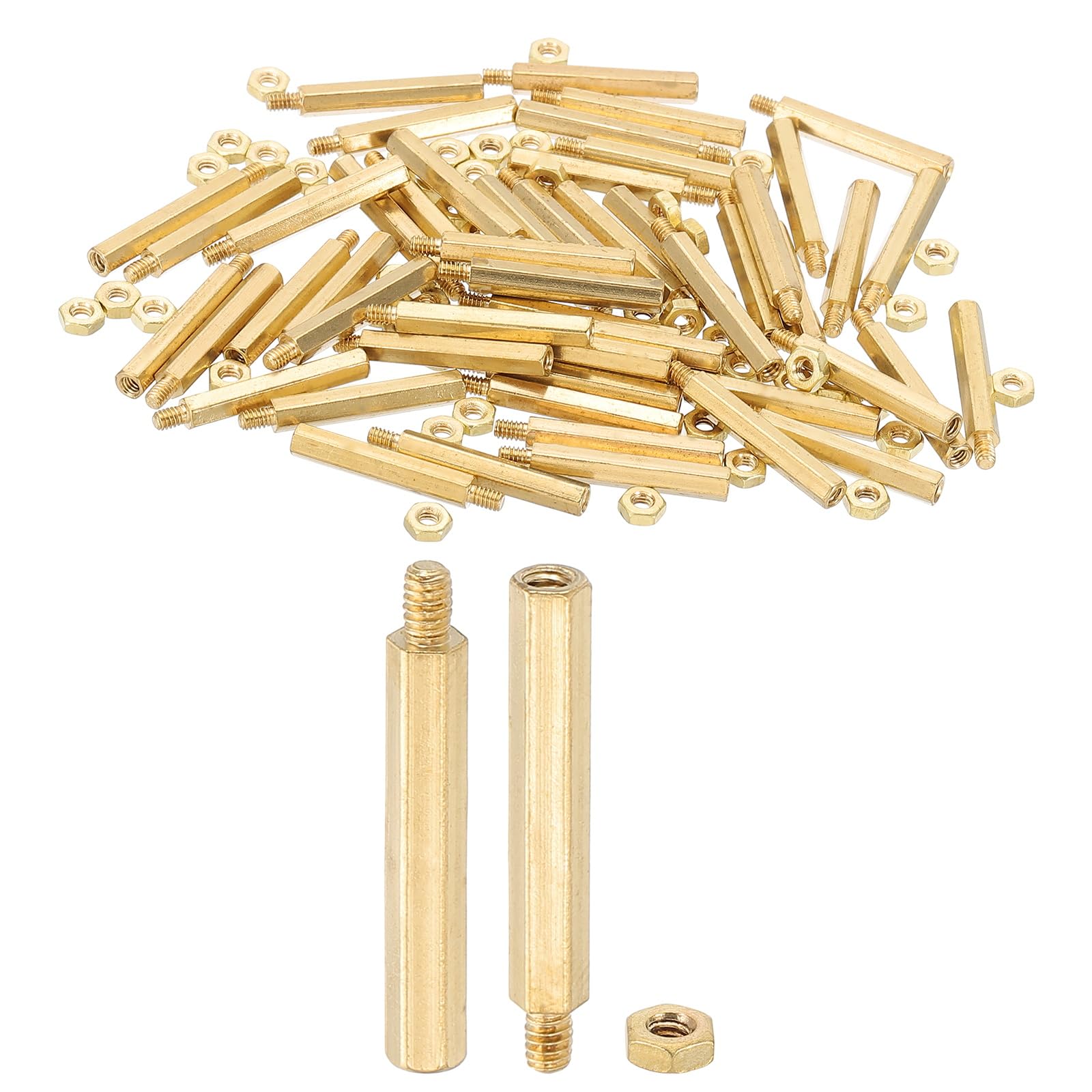 PATIKIL M2X18mm+3mm Standoff Screws