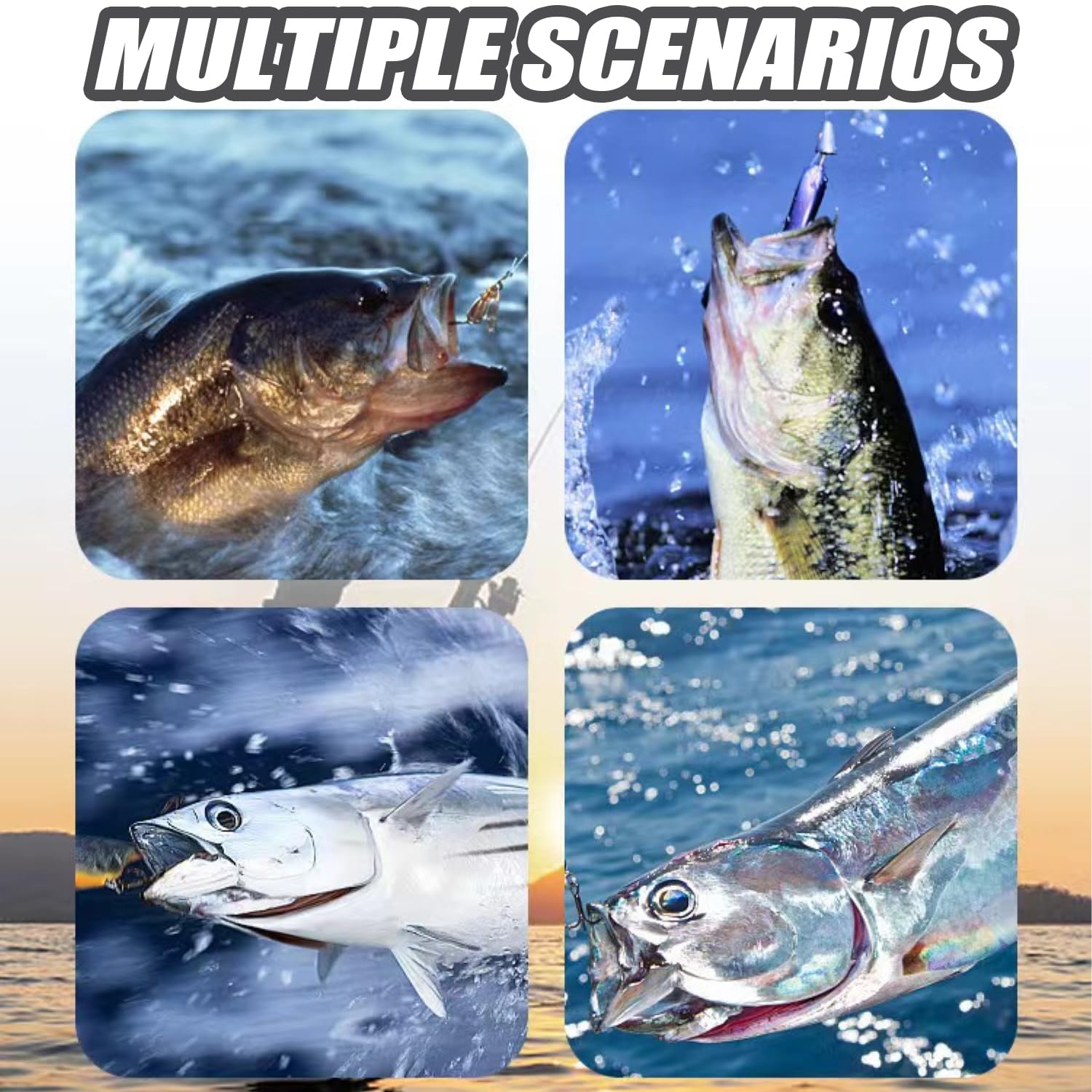 Pesca Accessori Set 3PCS Ammazza Pesci in Alluminio Bastone per Pescare Mazza da Pesca in Alluminio Slamatore Pesca Fishing Tool Set