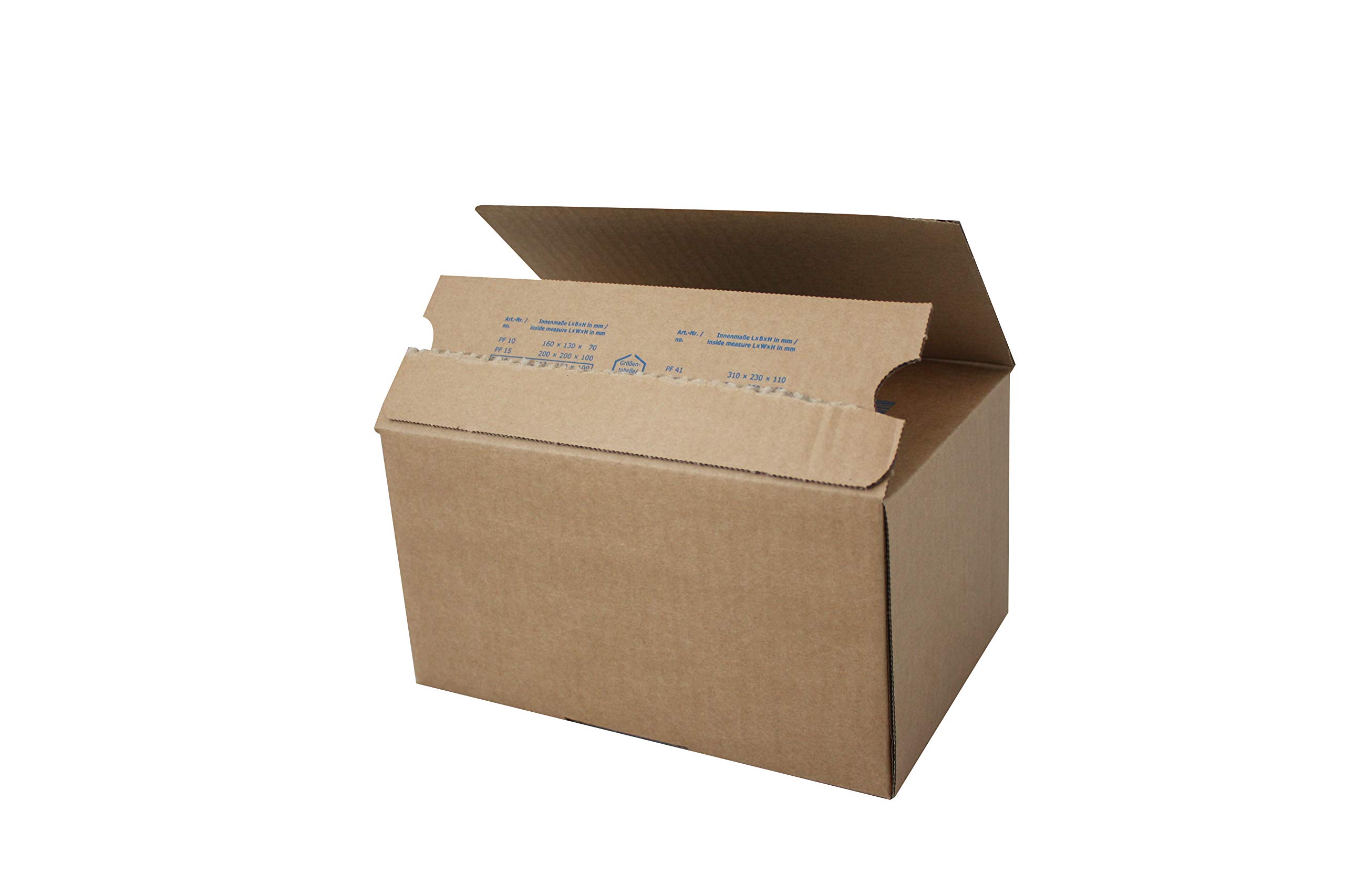 Carte Dozio - Boîtes en carton avec fond automontant - F.to int mm 213 x 153 x 109-20 pièces par paquet