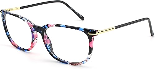 GQUEEN Gafas falsas de moda Gafas sin receta Gafas de lente transparente Nerd Marcos lisos Mujeres Hombres, 201579