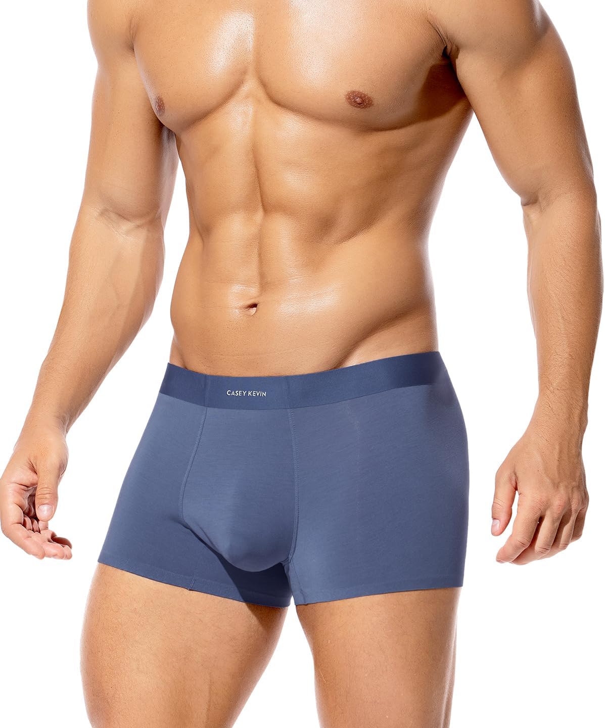 Casey Kevin Men's Trunks Soft Breathable Modal Underwear Seamless Moisture-Wicking Comfort Underpants for Men
