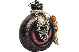 Pirate Rum Bottle Ornament Theatrical Props Decoration Skull Bottle Classic Skull Alcohol...