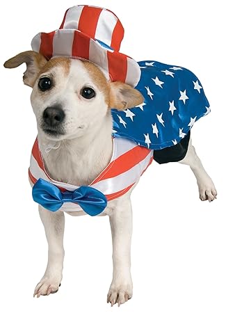 Rubie's Uncle Sam Pet Costume, Medium