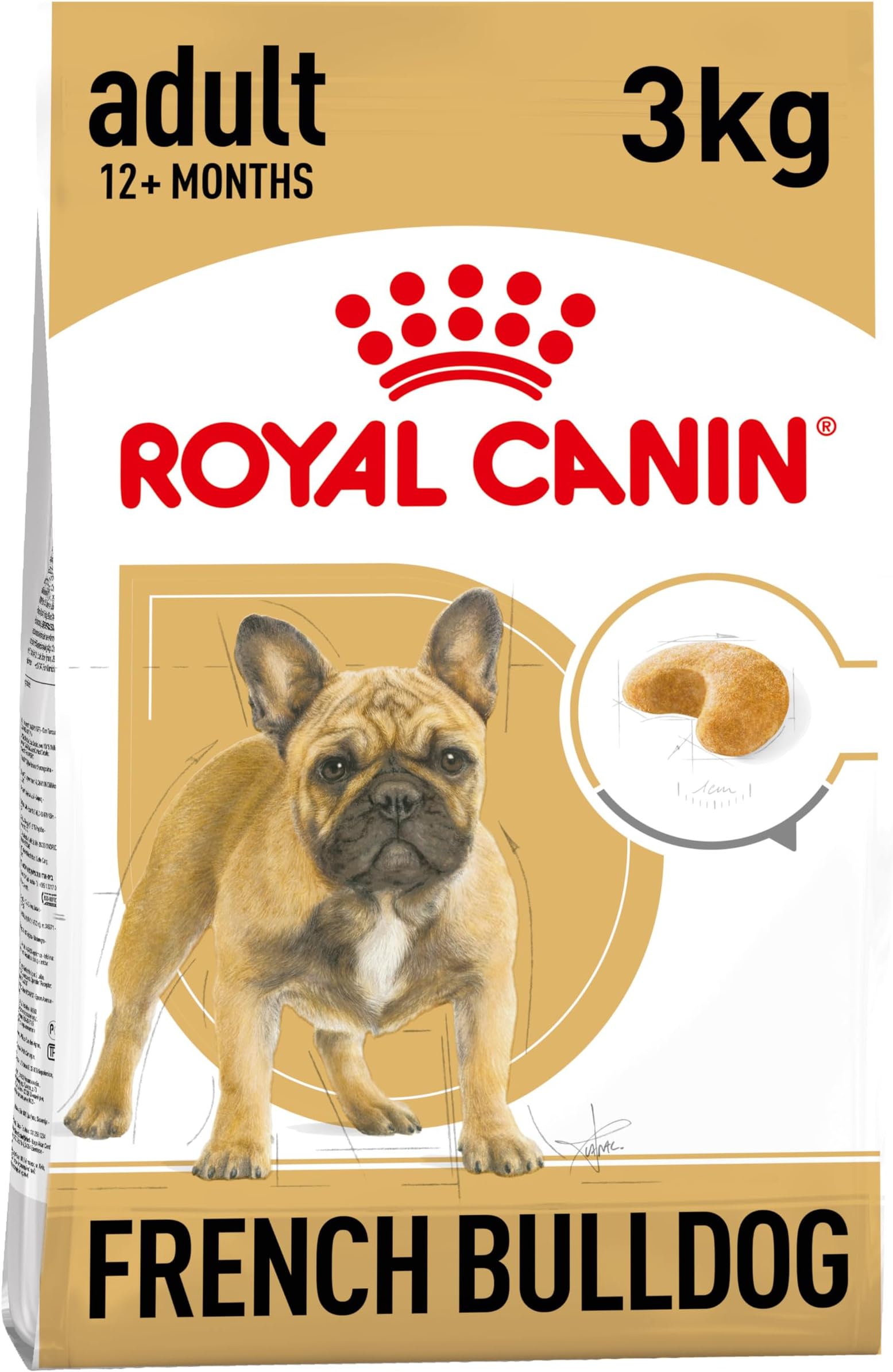 Royal Canin BHN French Bulldog Adult 3 kg Breed Health Nutrition Dog Food
