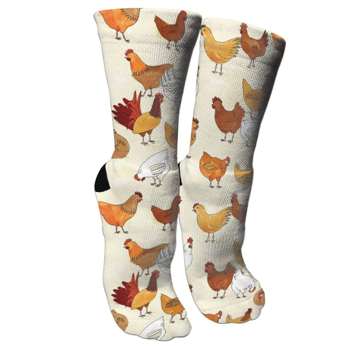ULQUIEOR Women's Cotton Performance Cushion Novelty Athletic Soprt Crew Socks