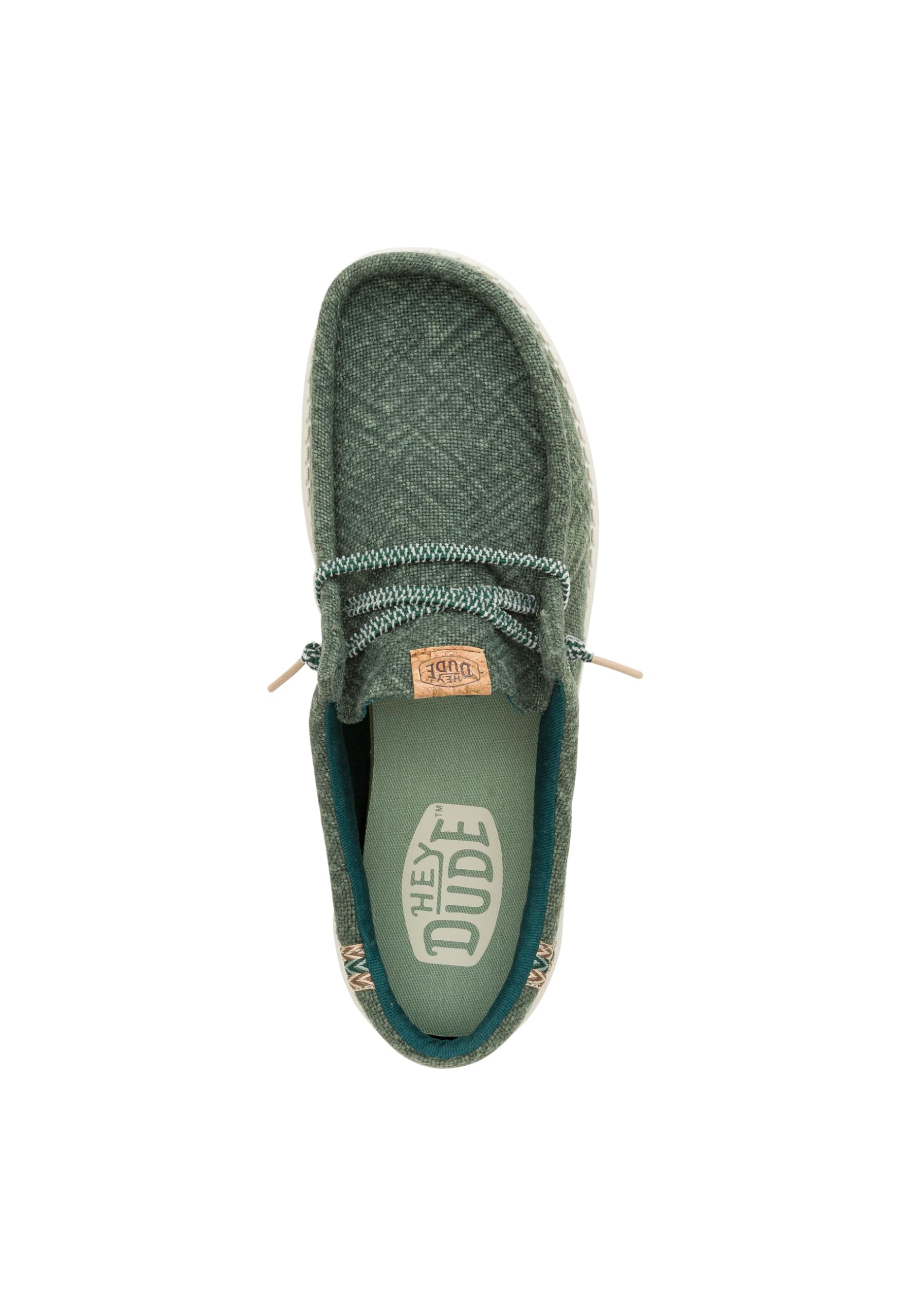 Hey Dude Wally Jute Sea Green
