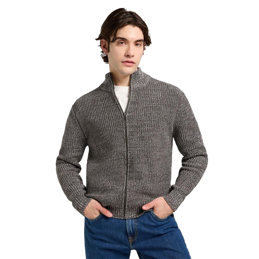 Lee Cardigan Zip, Grigio Fumo, Xxl-image