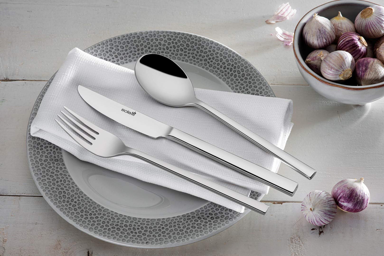 Sola set de couverts Montreux - acier inoxydable 18/10-90 pièces / 9 personnes