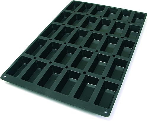 Miniatura 2 de Lekue Molde de semiesfera profesional para hornear con 28 cavidades, 23.6 x 15.7 pulgadas, color negro