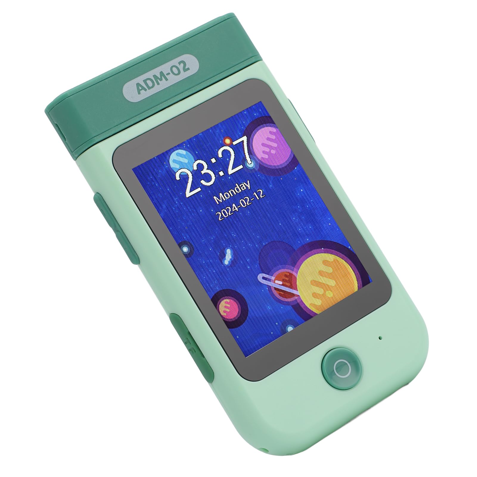 AMONIDA Piccolo Smartphone Giocattolo Touchscreen da 2,8 Pollici per Bambini con Lettore Musicale e Giochi Educativi per la Ricreazione (verde dinosauro)