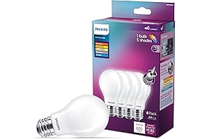 Philips LED Daylight White Dimmable A19 Light Bulb - EyeComfort Technology