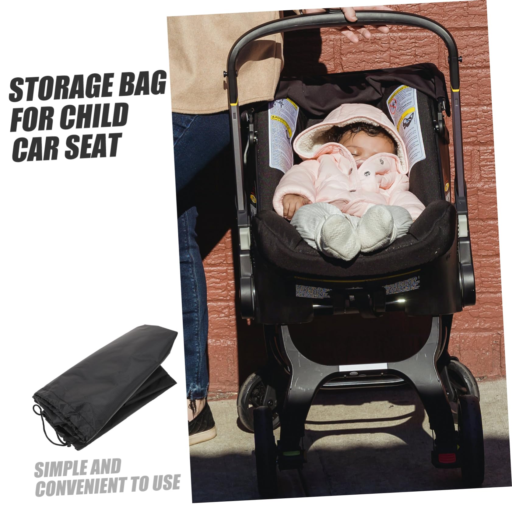 BESPORTBLE 4piezas Bolsa De Cochecito para Viaje Avión y Resistente Funda para Asientos De Coche Protección De Transporte para Cochecitos y Sillas