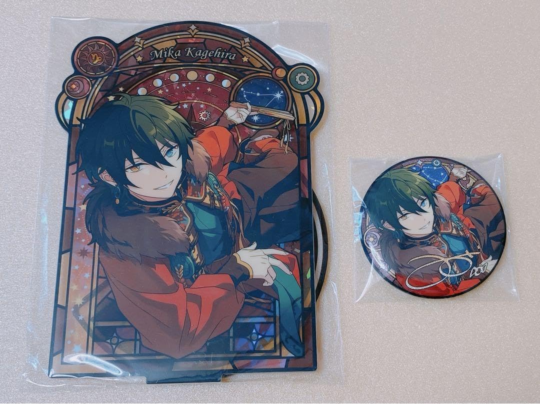Amazon.co.jp: あんスタ 影片みか 星之所向アクスタ缶バッジセット 