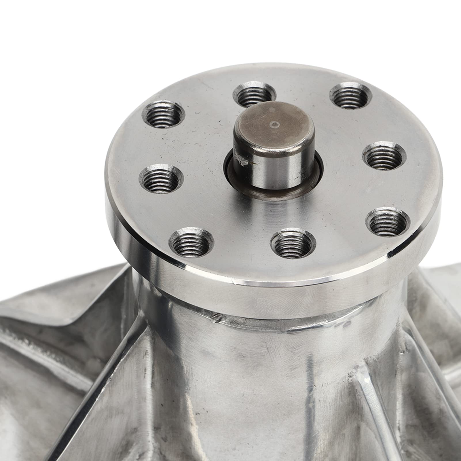 Aluminiowa Długa Pompa Wodna, Wysokowydajny Układ Chłodzenia, Pasuje do Silników Chevy SB 283 327 350 383 400 V8, Idealna do Poprawy Wydajności Silnika (Błyszczący)