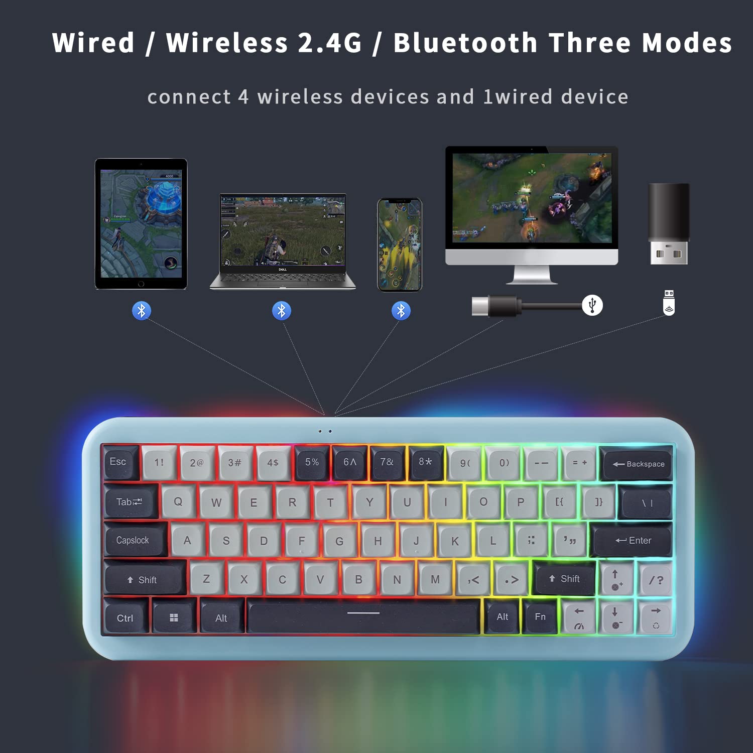 Amazon.in: Buy RGB Hot Swap Independent Drive Tyce-C ANSI