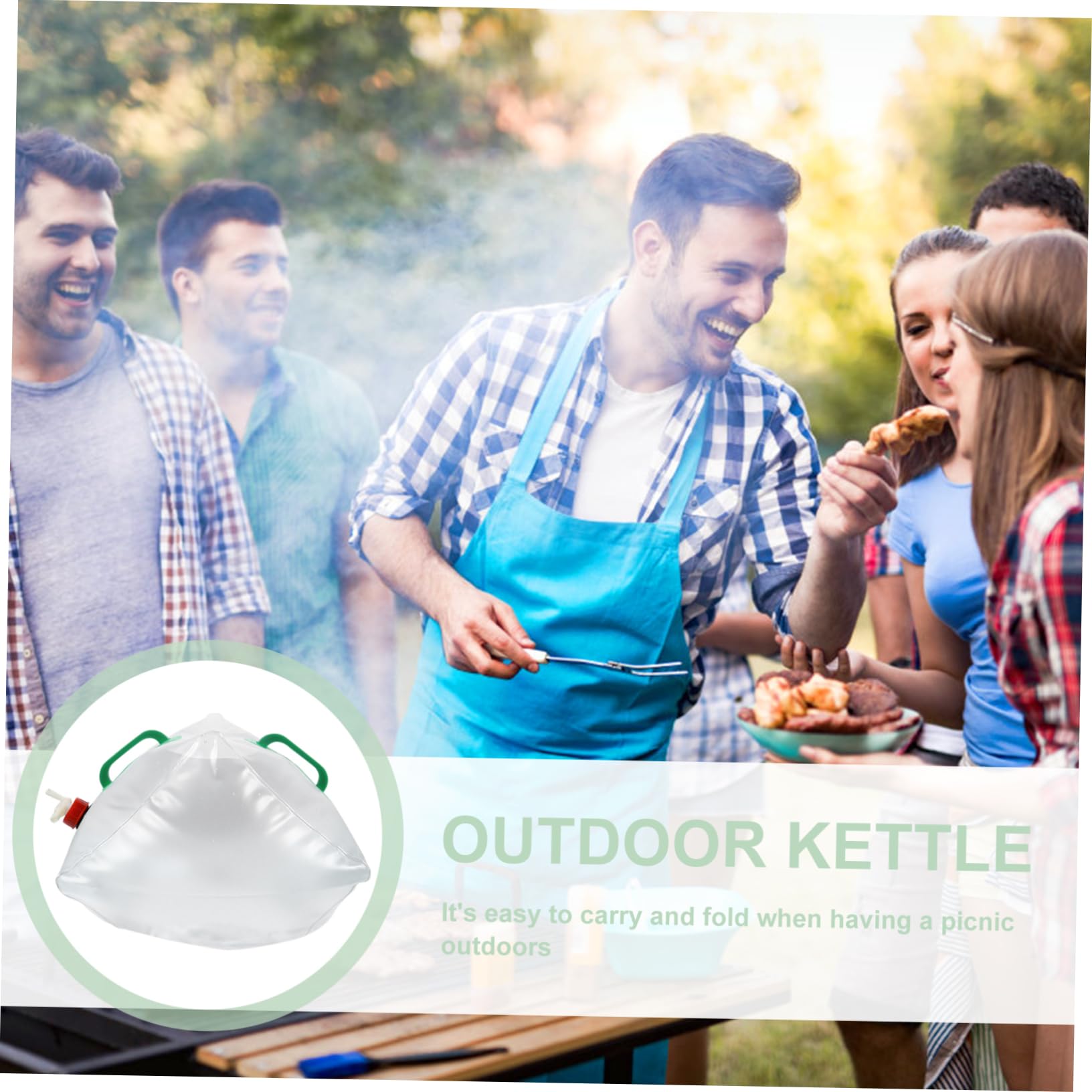 balacoo Emergency Survival Water Tank Bag Collapsible Water Container Portable for Camping Hiking Car Bike Multi-use