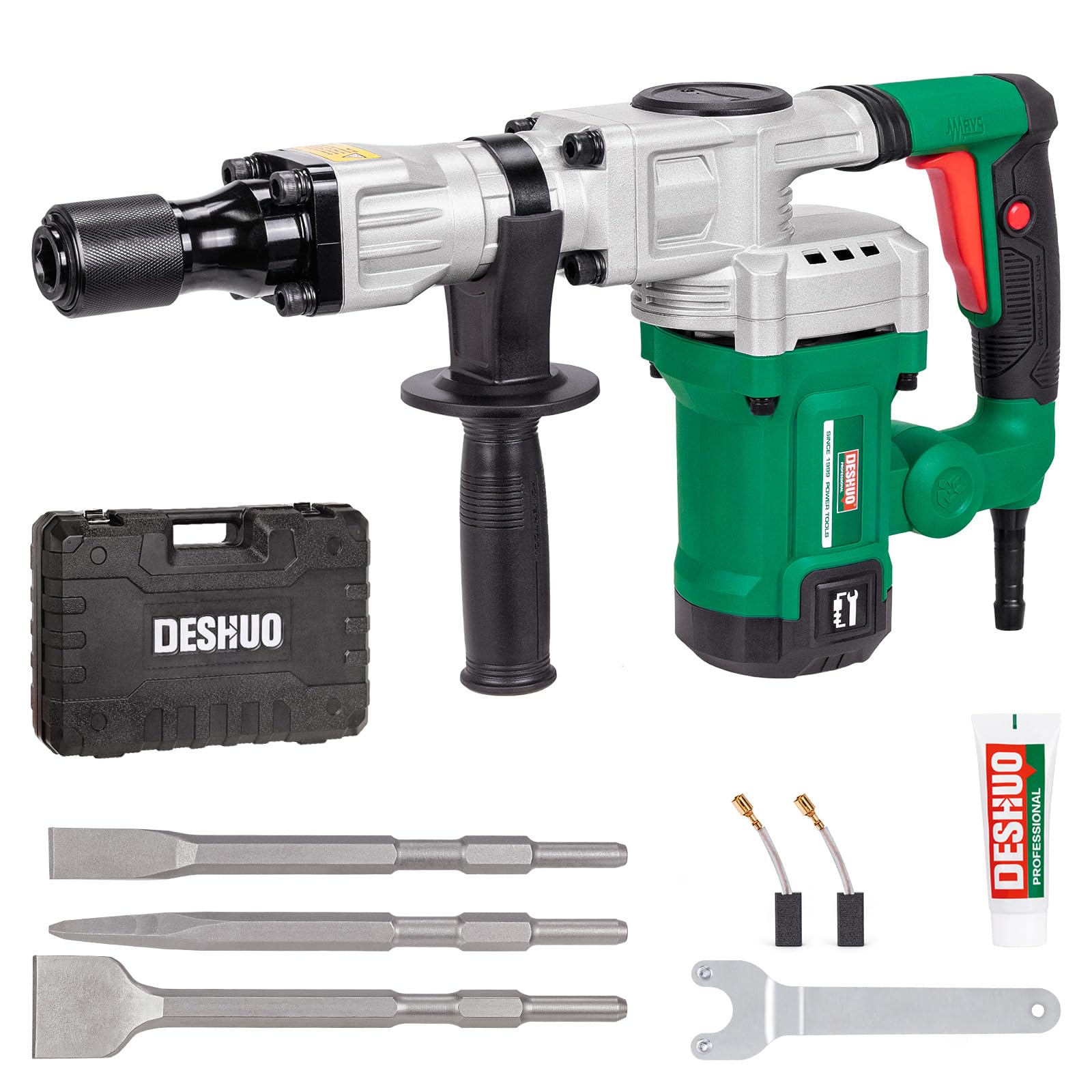 Deshuo 13 Lbs Lightweight 5/8" Hex Demolition Jack Hammer for Tile Removal