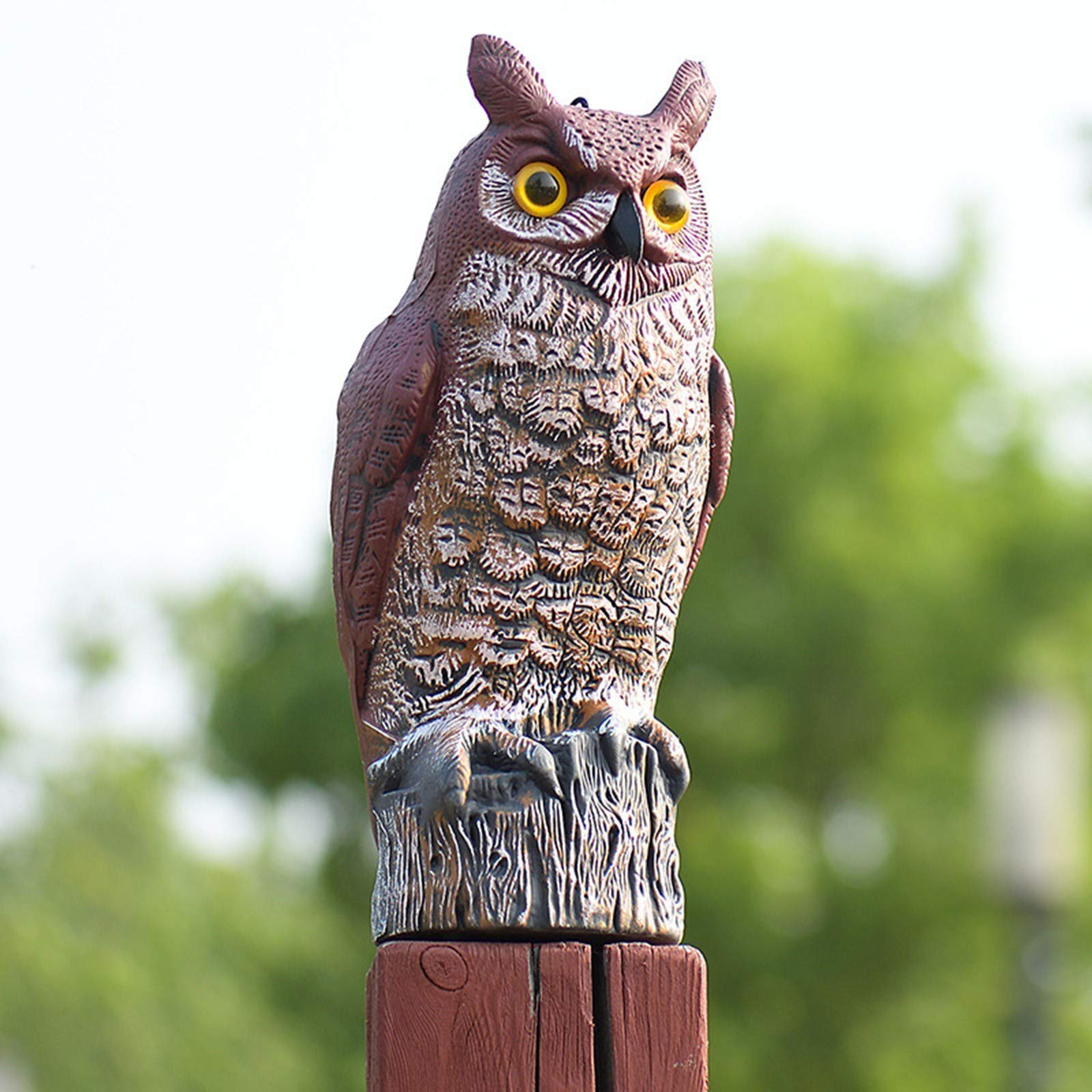 Buy Artificial Owl Statue, Realistic Fake Owls Sculpture to e Birds