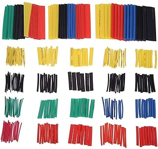 127Pcs/328Pcs Heat Shrink Tube Assorted Insulation Shrinkable Tube Wire Cable Sleeve Kit Weatherproof Heat Tube (Color : 328pcs 8 Sizes)