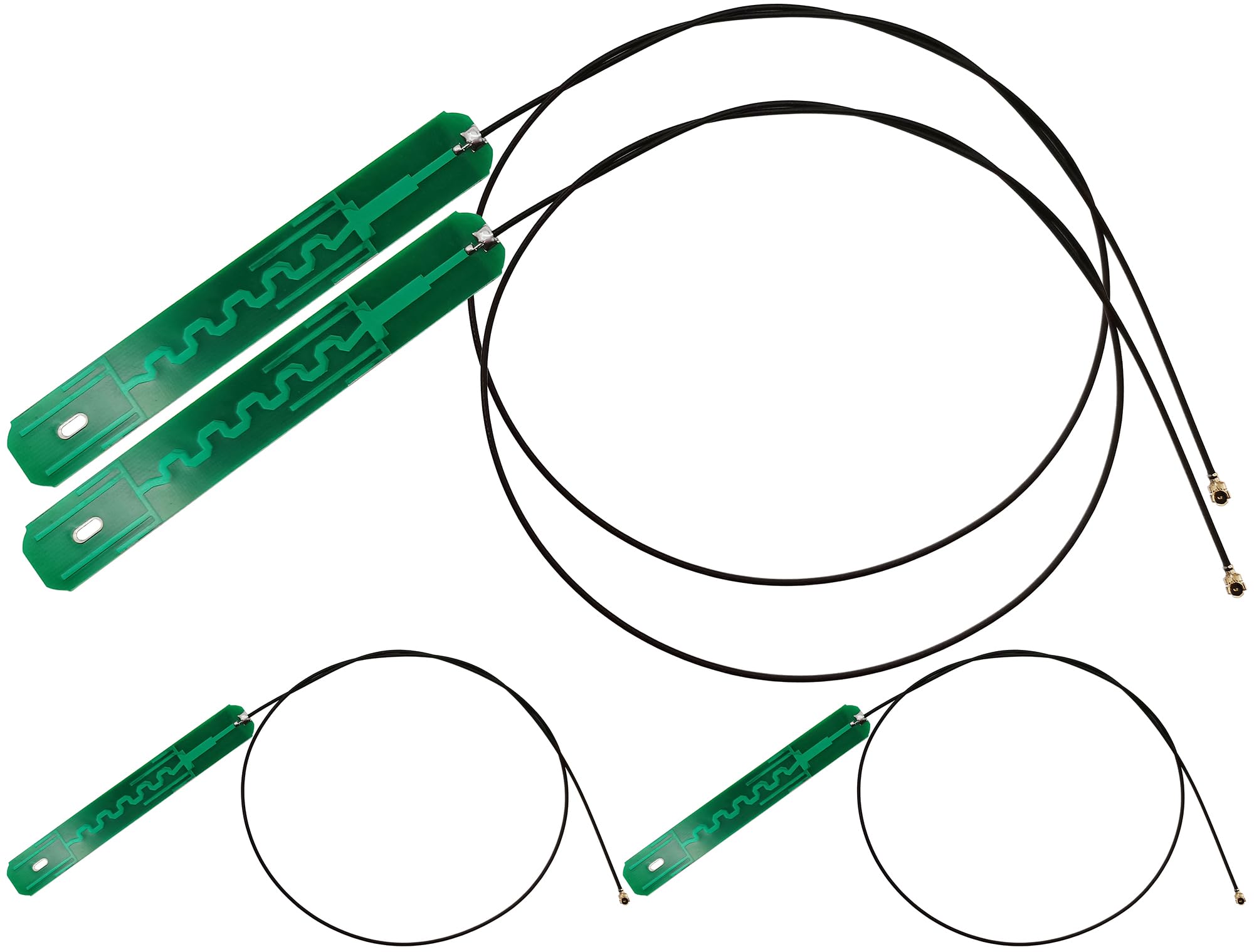 U.FL MHF1 Internal Antenna 2.4GHz 5GHz Laptop WiFi Antennas with 50cm Cable for Mini PCIe Card 4 Pcs