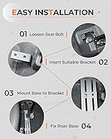 Vista 7 de MELIPRON Soporte para laptop de camión para automóviles, furgonetas, vehículos, soporte de computadora sin taladros con altura ajustable, giro