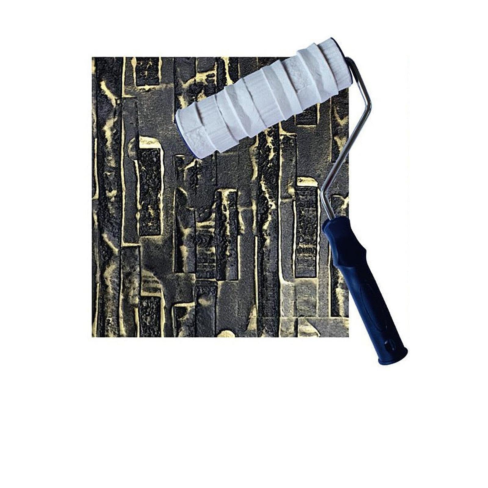 Rullo per Pittura Decorato, Strumento Artistico per Dipingere, Rullo in Gomma Comodo E Pratico, Decorativo per La Casa E I Pavimenti Fai Da Te, Style C