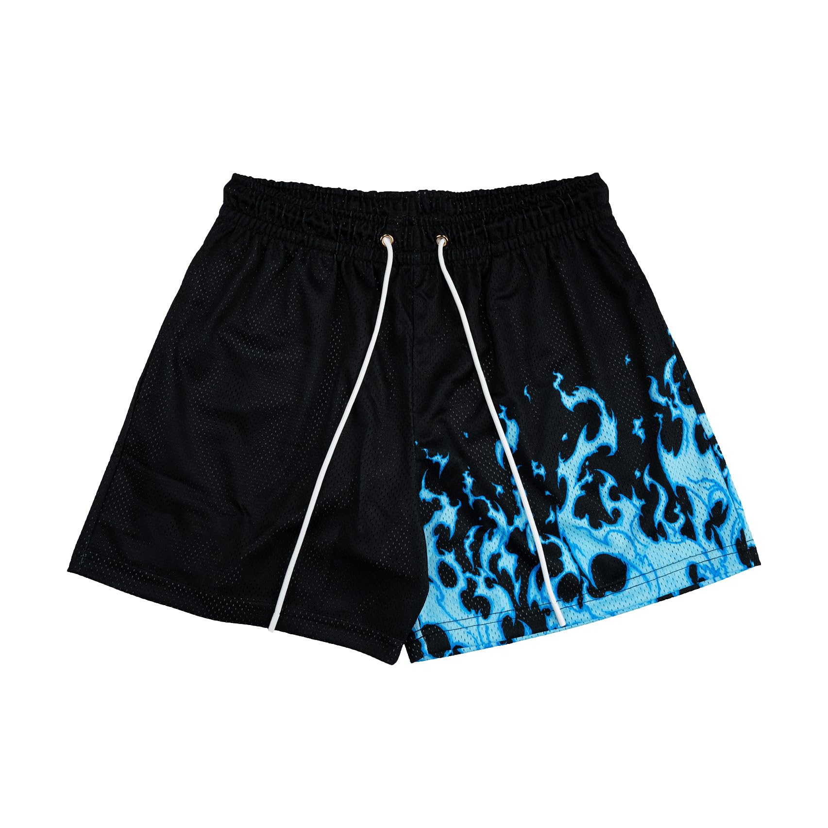 DIOTSR Mens Graphic Shorts Cool Streetwear Basketball Shorts Athletic Running Shorts Drawstring Waist