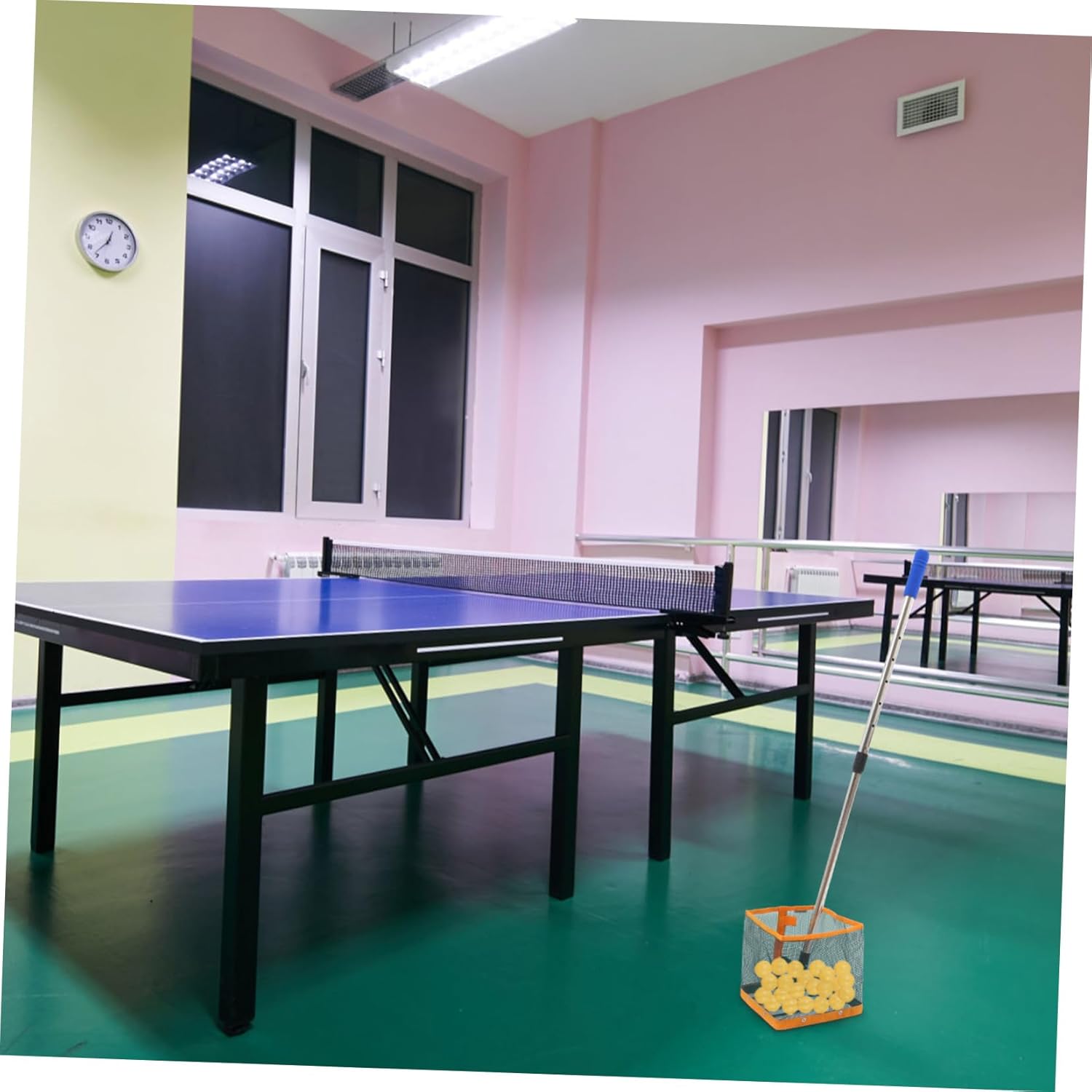 HANABASS Table Tennis Ball Picker Tennis Tool Tennis Picker Pingpong Ball Picker Telescopic Rod Ball