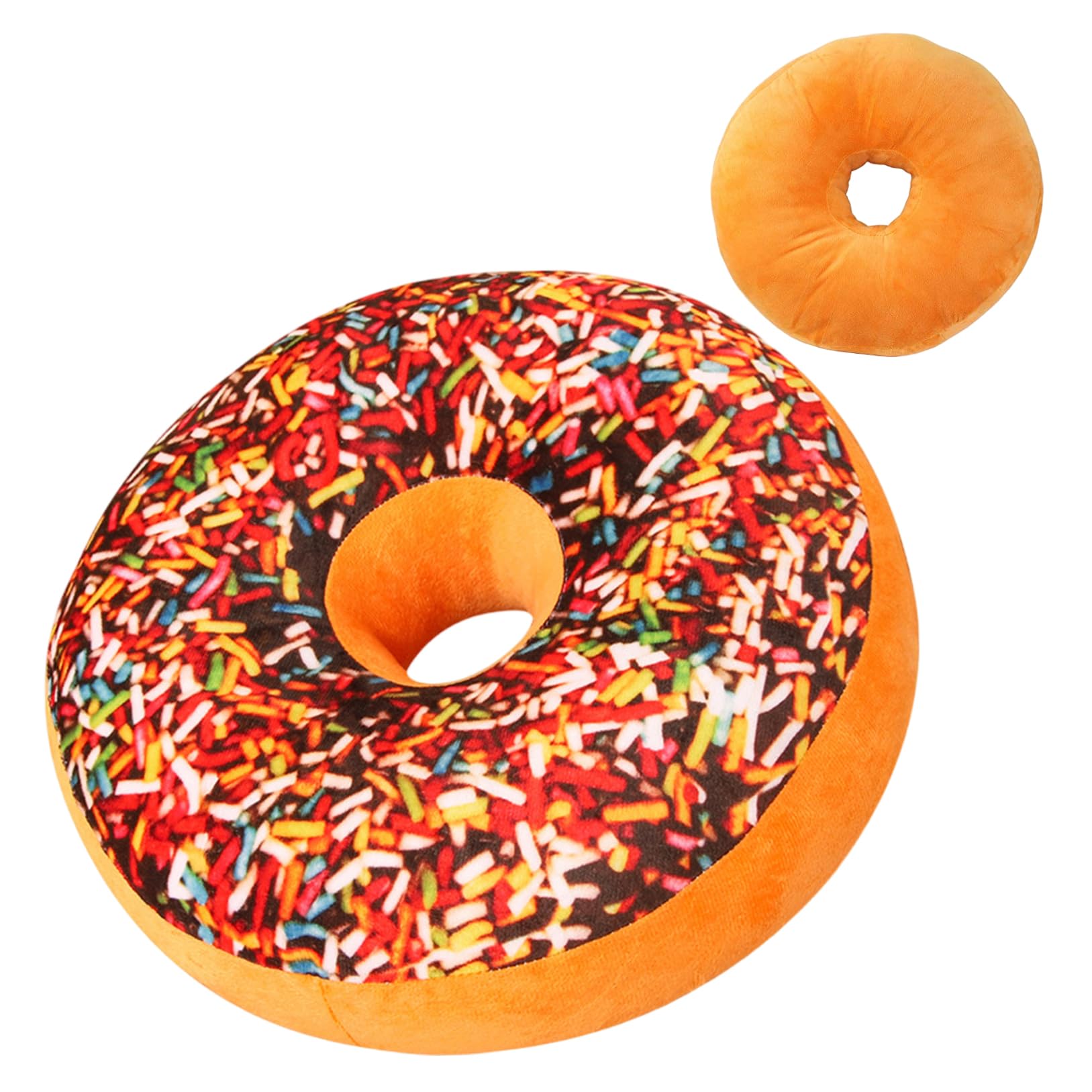 Comebachome Donut Pillow for Tailbone Pain, 40cm Soft Doughnut Pillows, Decorative Seat Cushions for Couch, Chair, Floor, Sofa