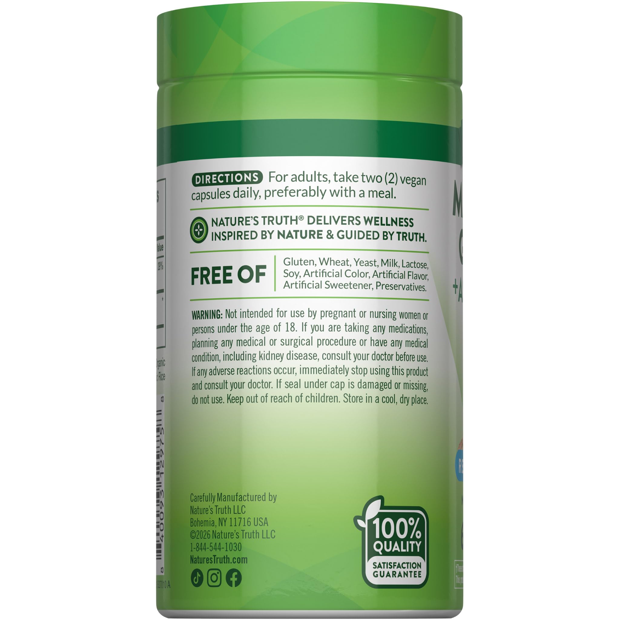 Nature's Truth Magnesium Glycinate & Ashwagandha Pills — Amazon image 7
