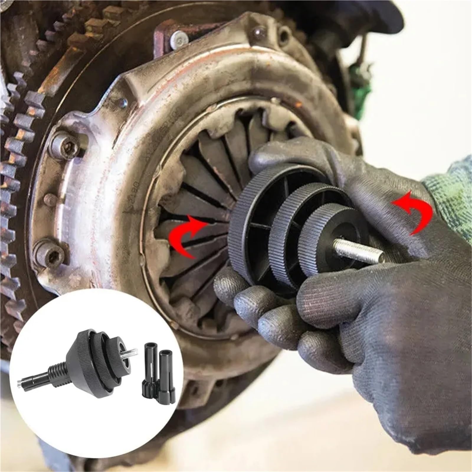 Kit centraggio Frizione Strumento Calibrazione Frizione Auto Allineamento Centratura Universale Smontare Macchine Correzione Set Sostituzione Trasmissione Cuscinetto Mano