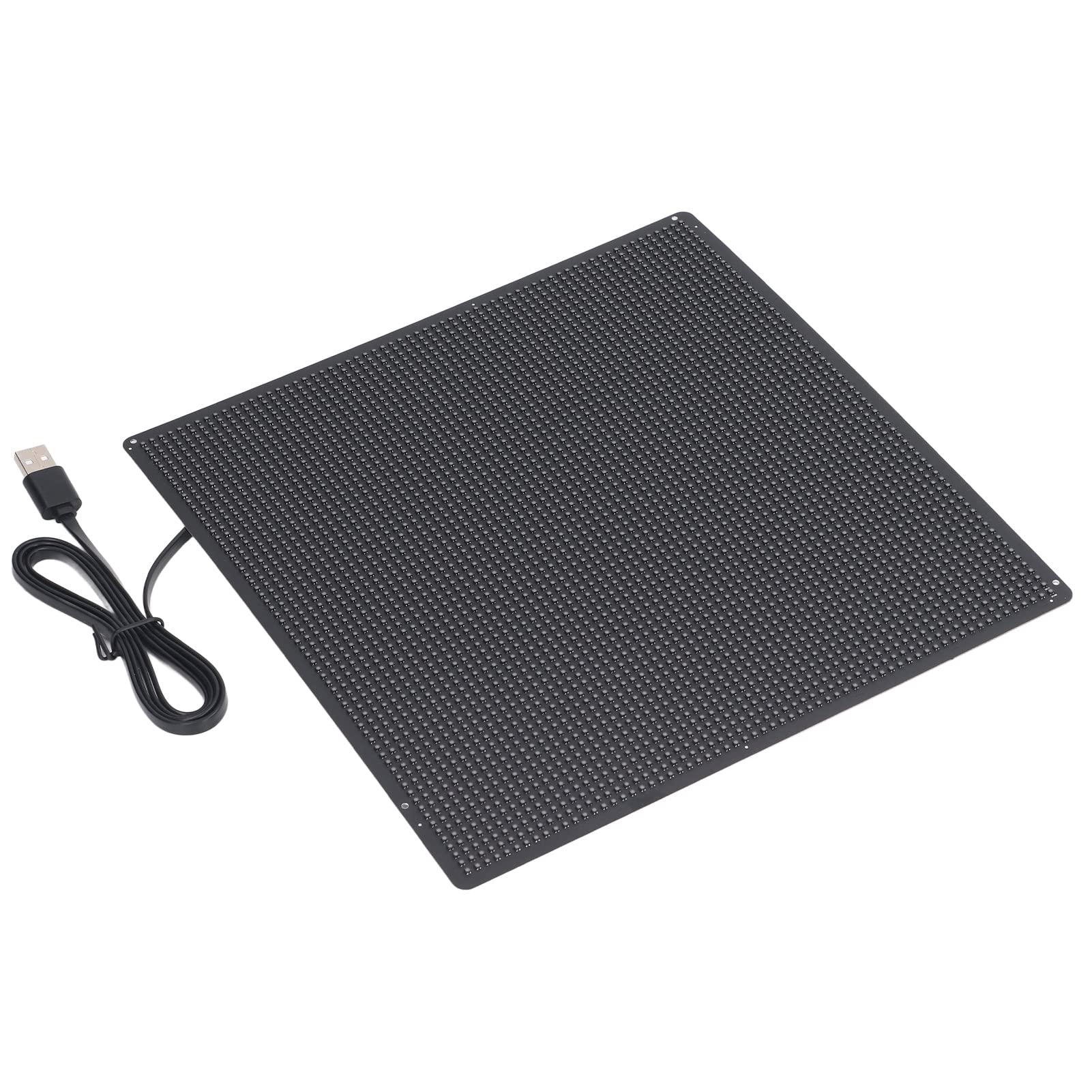 Hyuduo Ekran Wyświetlania LED, Interfejs USB, Kontrola Aplikacji, 64x64 Programowalny Znak LED, dla Znaków Odblaskowych, Nazw, Odznaki