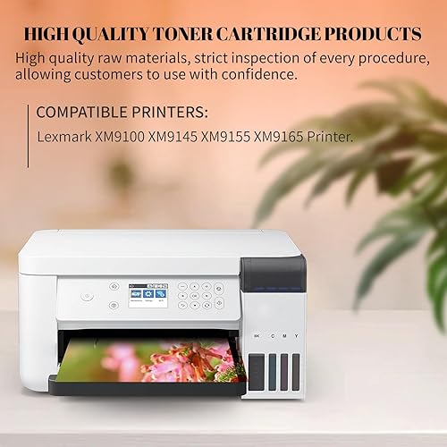 Miniatura 3 de XM9100 Cartuchos de tóner negro de repuesto para Lexmark XM9100 24B6326 Toner para impresora XM9100 XM9145 XM9155 XM9165