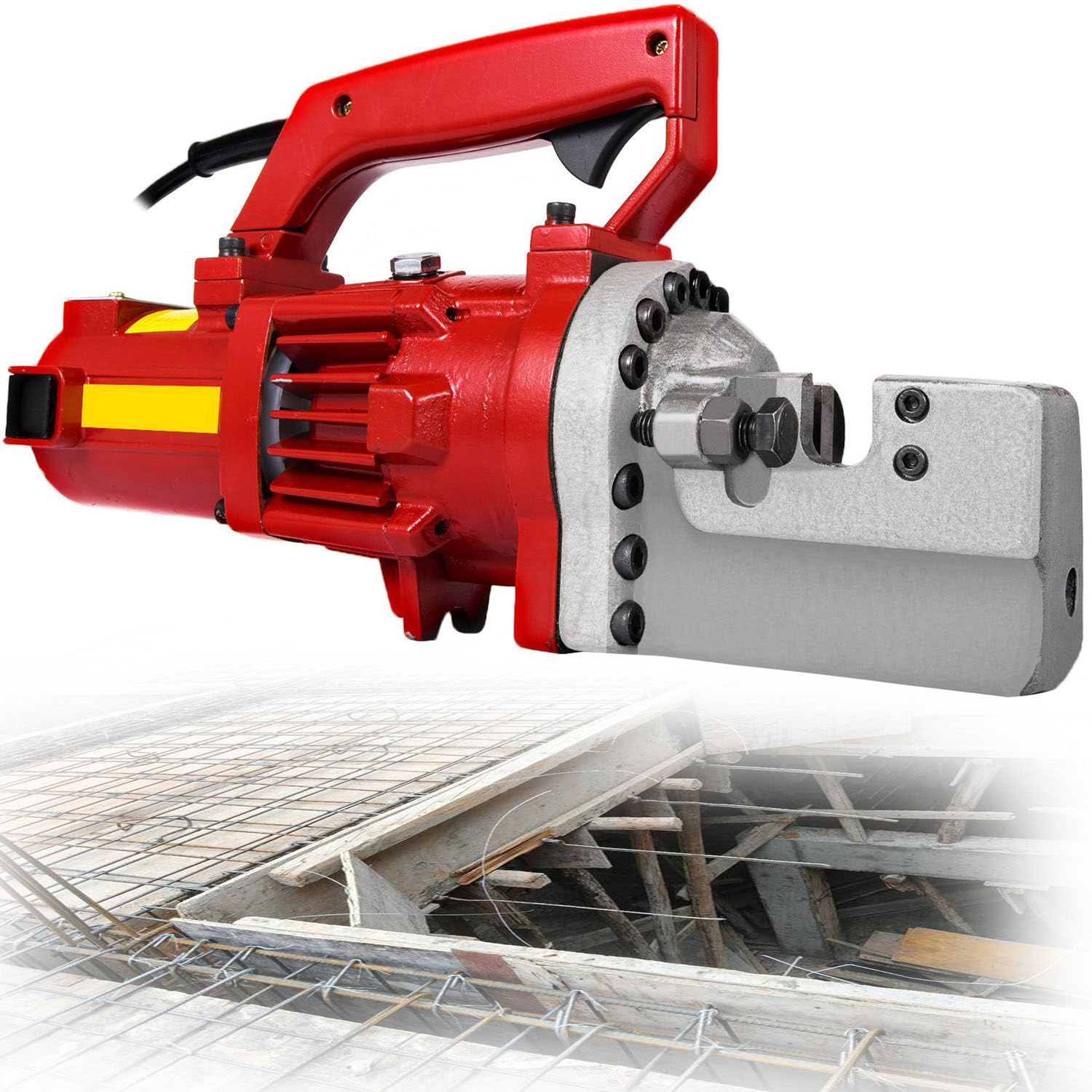 Electric Rebar Shear, One-Touch Trigger Handheld Cutting Gear RC16