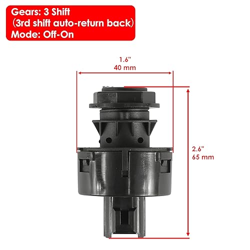 Miniatura 2 de Caltric Interruptor de llave de encendido compatible con Arctic Cat Prowler Hdx 500 700 2011 2012 2013 2014 2015 2016