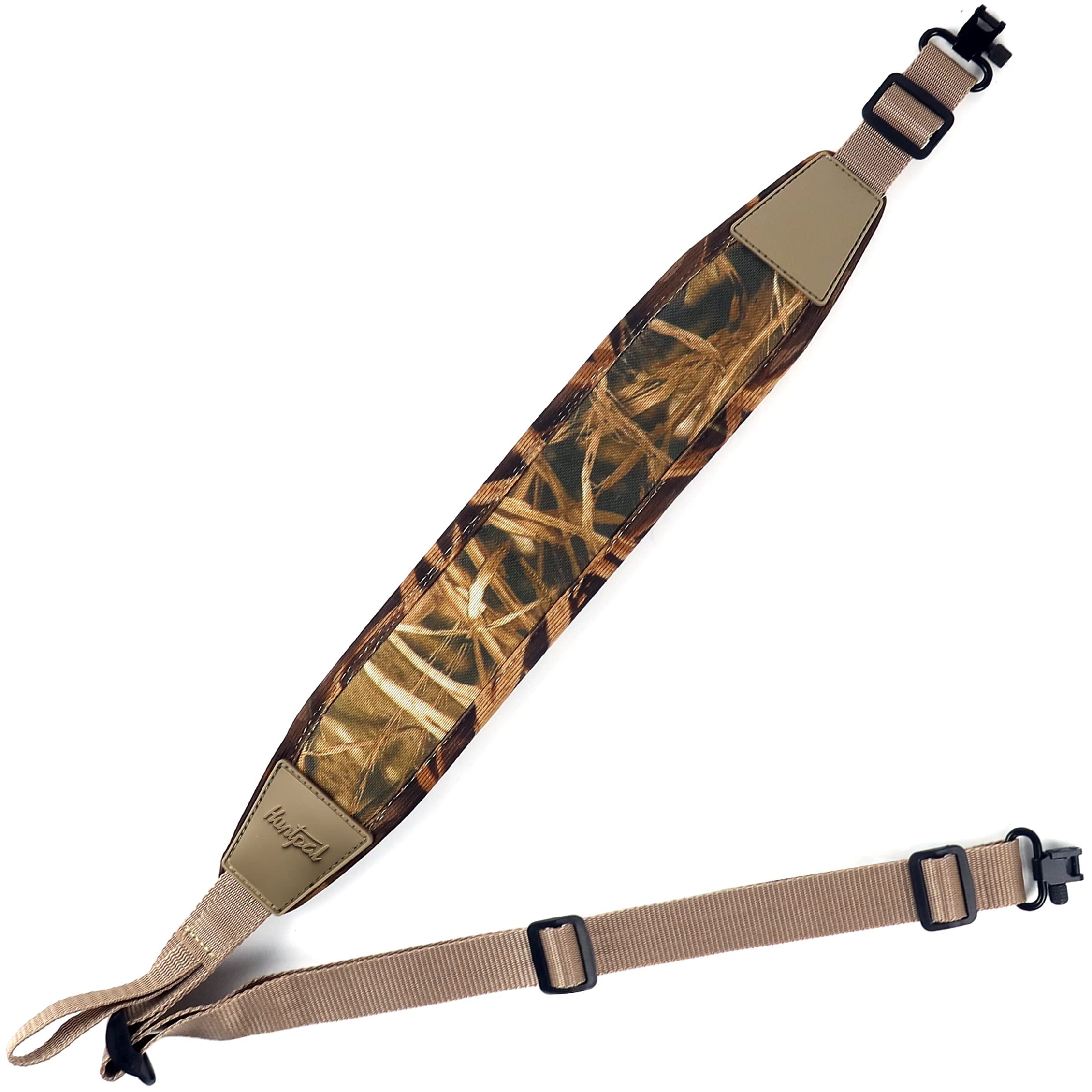 HUNTPAL 2 Point Hunting Shotgun Rifle Gun Sling with Removable Swivels and Thumb Hole- Comfortable Neoprene Padded Length Adjustable Classic Airsoft Gun Shoulder Strap