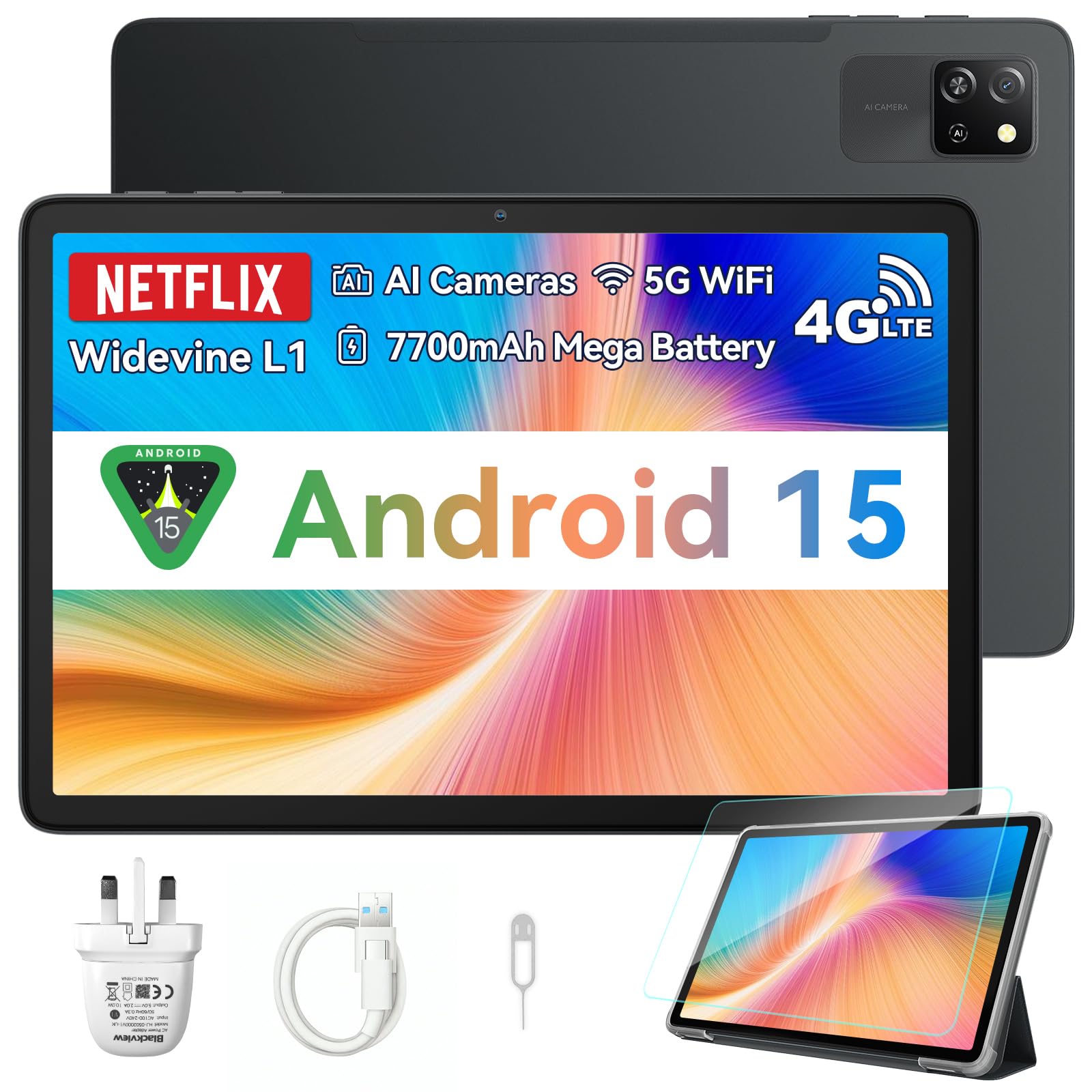 Blackview Tab60 Tablet 8.68 Inch,Android 13 Tablets 12GB+